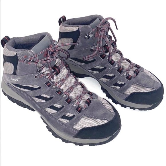 Columbia Unisx Gray Crestwood Mid Waterproof Hiking Boot main image 11